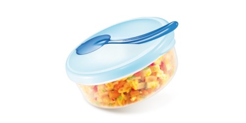 Reiseteller PAPU PAPI, mit Löffel, blau