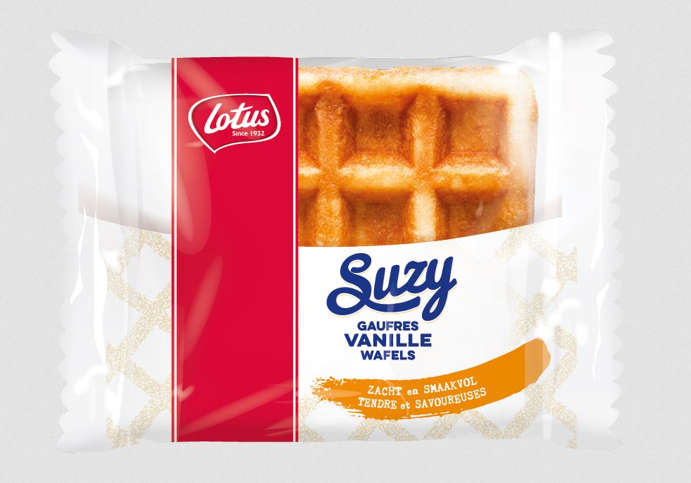 Lotus Vanille Waffel SUZY, Inhalt: 40 Stück á 28 g je Karton.