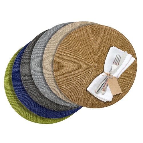 Westmark Tischset »Circle«, rund Ø 38 cm, hellbraun