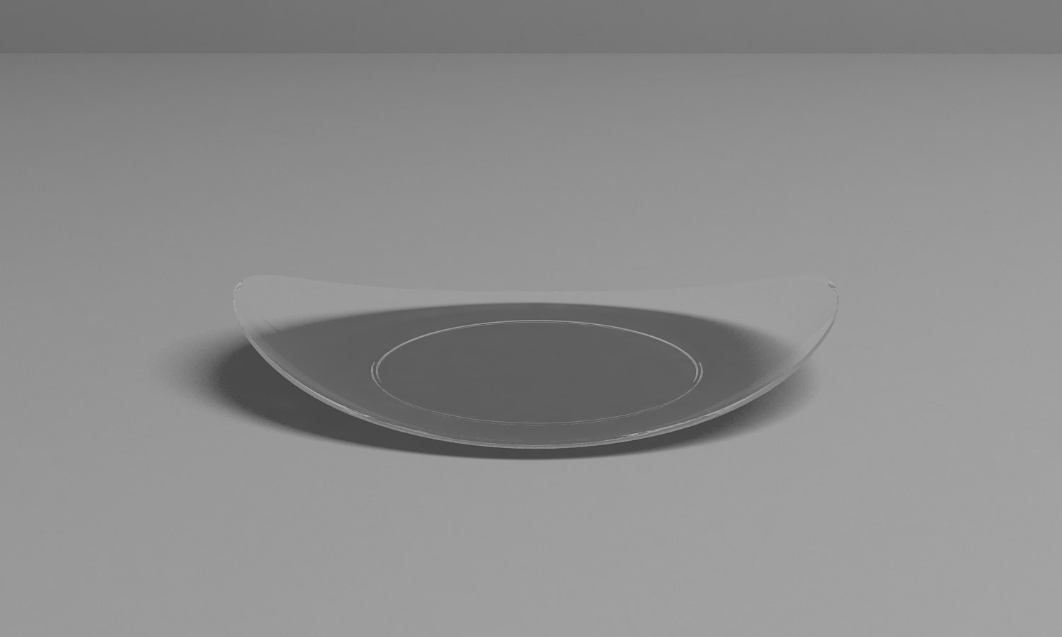 ARAVEN Speiseteller aus dem Nature Catering-Sortiment, durchsichtig und aus Polystyrol