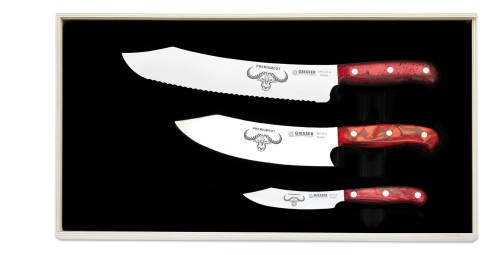 Set Nr. III Acryl, red diamond PremiumCut Giesser - Made in Germany