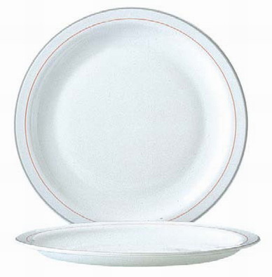 Speiseteller Ø: 23,5 cm, aus Hartglas Form Restaurant Valerie ARCOPAL