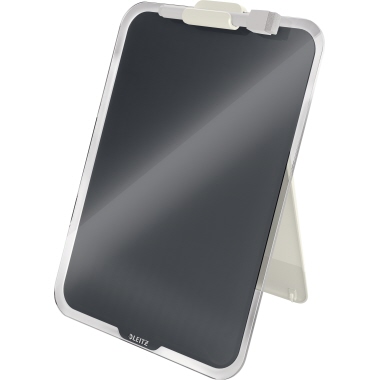 Leitz Glasboard Cosy 38,5 x 30,5 cm (B x H) Tafel magnethaftend inkl. 1 Stiftehalter, 1 Marker mit Wischer Sicherheitsglas grau