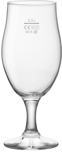 Executive Biertulpe 0,3l /-/ mit Füllstrich * - Bormioli Rocco