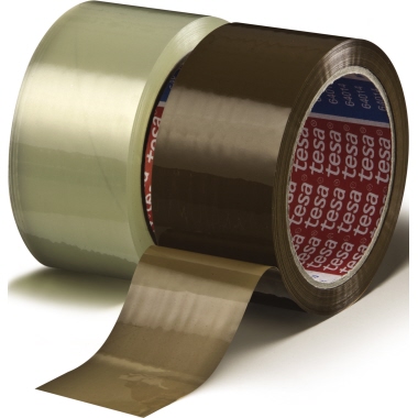 tesa® Packband tesapack® 50 mm x 66 m (B x L) Polypropylen transparent, Maße: 50 mm x 66 m (B x L), Dicke der Folie: 45