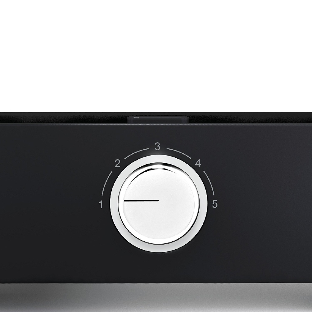 WMF Lono Tischgrill flach und gerippt, Farbe: Cromargan.