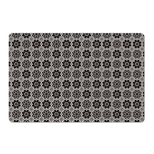 Zeller Platzset Flowers, PP, schwarz