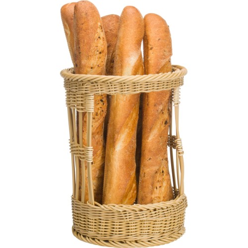 Westmark Präsentationskorb für Baguettes rund, Ø30 x 38 cm, hellbeige