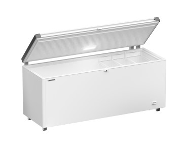 Gefriertruhe EFL 6055, Rauminhalt gesamt 542 Liter aus Stahl/ weiß, Breite 1885mm, Tiefe 702mm, Höhe 825mm