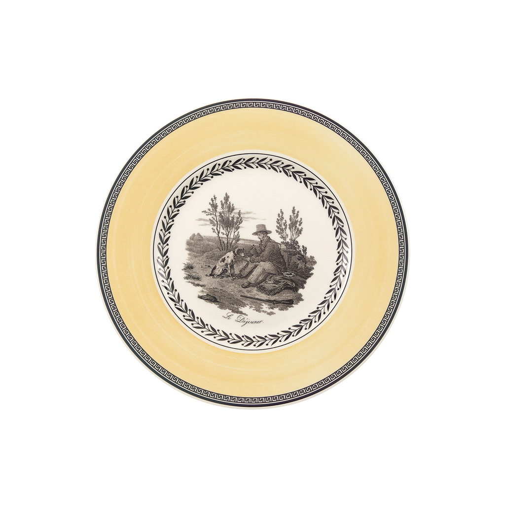 Villeroy und Boch Frühstücksteller - Maße: 22 x 22 x 1,7 cm / Ser.: Audun Chasse