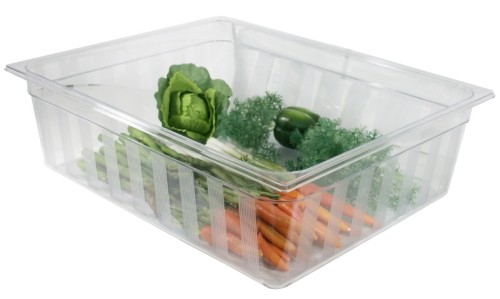 GN 2/1-Behälter aus Polycarbonat Tiefe: 20 cm, Volumen: 40 l, GN: 2/1