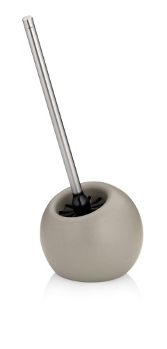 Kela Wc-Garnitur Mara aus Keramik, silbergrau, ca. 165mm x 165mm x 410mm (L x B x H)