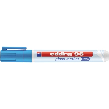edding Glasboardmarker 95 1,5-3mm hellblau Rundspitze