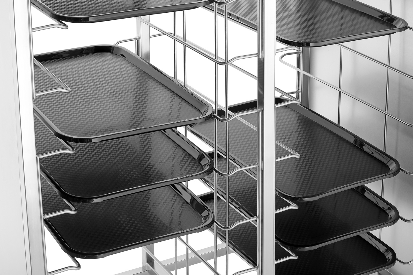 Bartscher Tablettwagen TT2000 | TiefeStellfläche: 535 mm | Maße: 115,5 x 68 x 184,0 cm.Gewicht: 40 kg