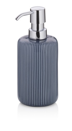 Seifenspender Ava Keramik rauchblau 17,5 cm 7,5 cm Ø 350,0 ml von Kela