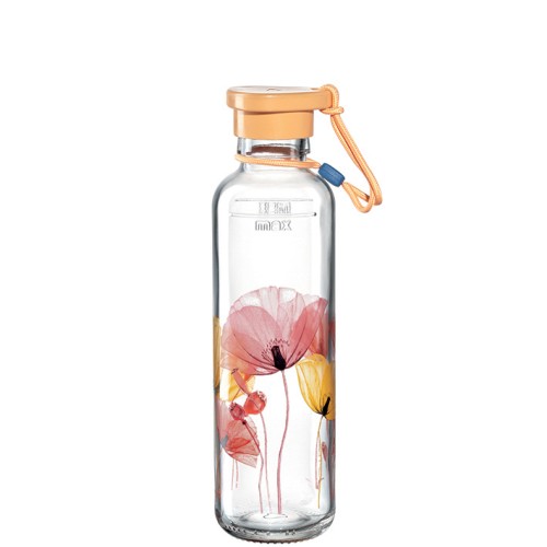 GK/Flasche 0,5l apricot Flower - Leonardo