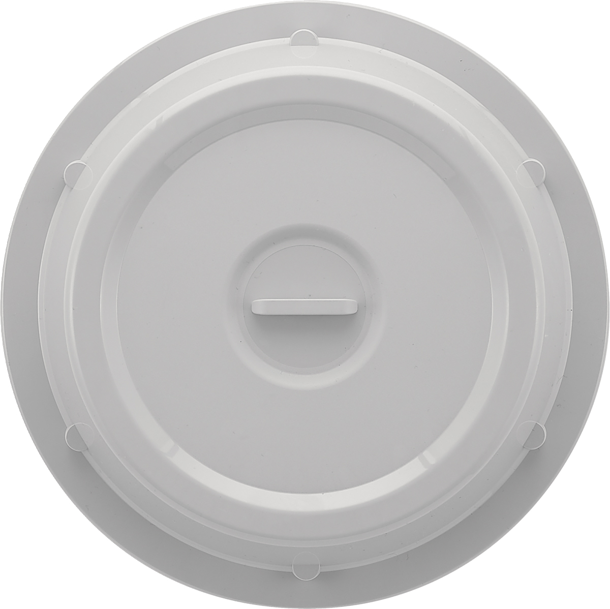 BAUSCHER kunststoffdeckel Cloche mit Griff grau hoch htp Ø 237 mm