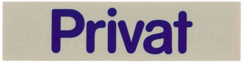 Schilder für Tür- und Raumbezeichnungen, selbstklebend, Format 16 x 4 cm, blaue Schrift auf silberfarbenem 0,5 mm starkem Hartplastik,