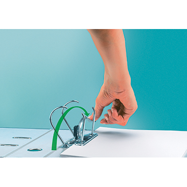 Leitz Ordner Active WOW 82mm DIN A4 Werkstoff: Polyfoam grün, Rückenbreite: 82 mm, Verwendung für Papierformat: DIN A4,