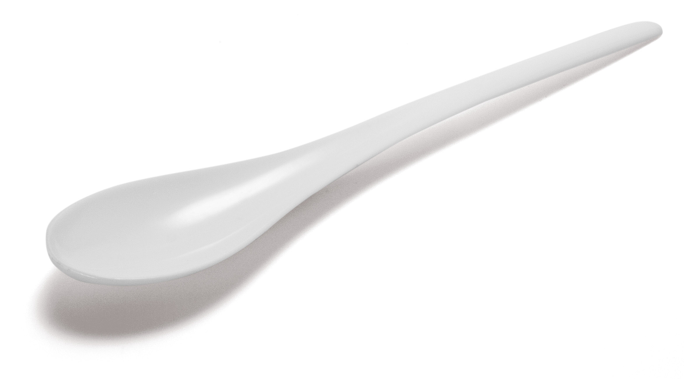 ARAVEN Mini-Probierlöffel aus dem Nature Catering-Sortiment, weiß und aus Polystyrol