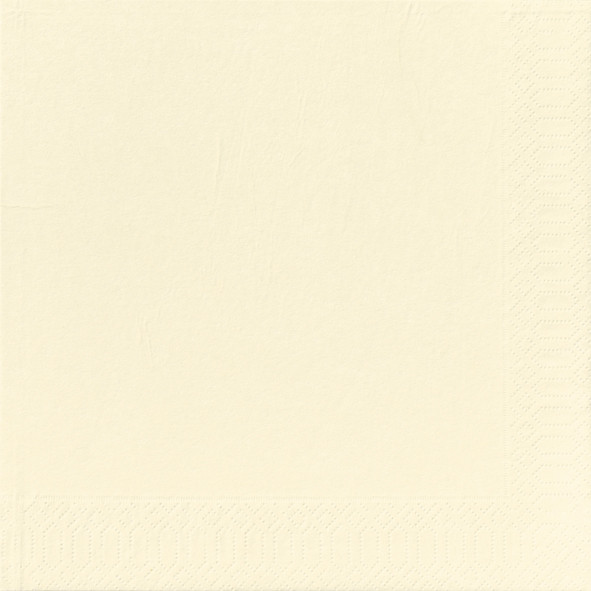 DUNI Zellt.Serv.40x40 3lg. 1/4 cream 50er 50 Stück