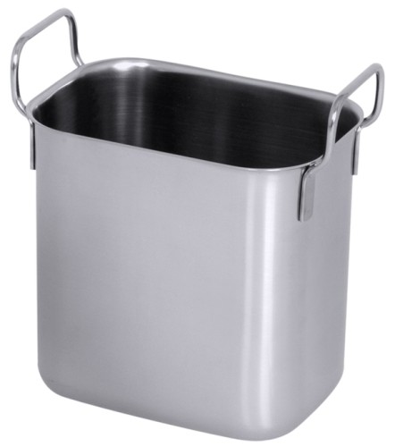 Bain Marie-Einsätze Serie A / groß aus Edelstahl 18/10, seidenmatt poliert, stapelbar, schwere Qualität Länge: 24 cm, Breite: 24 cm,