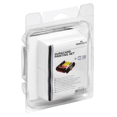 DURABLE Namensschild DURACARD PRINTING SET 100 St./Pack.