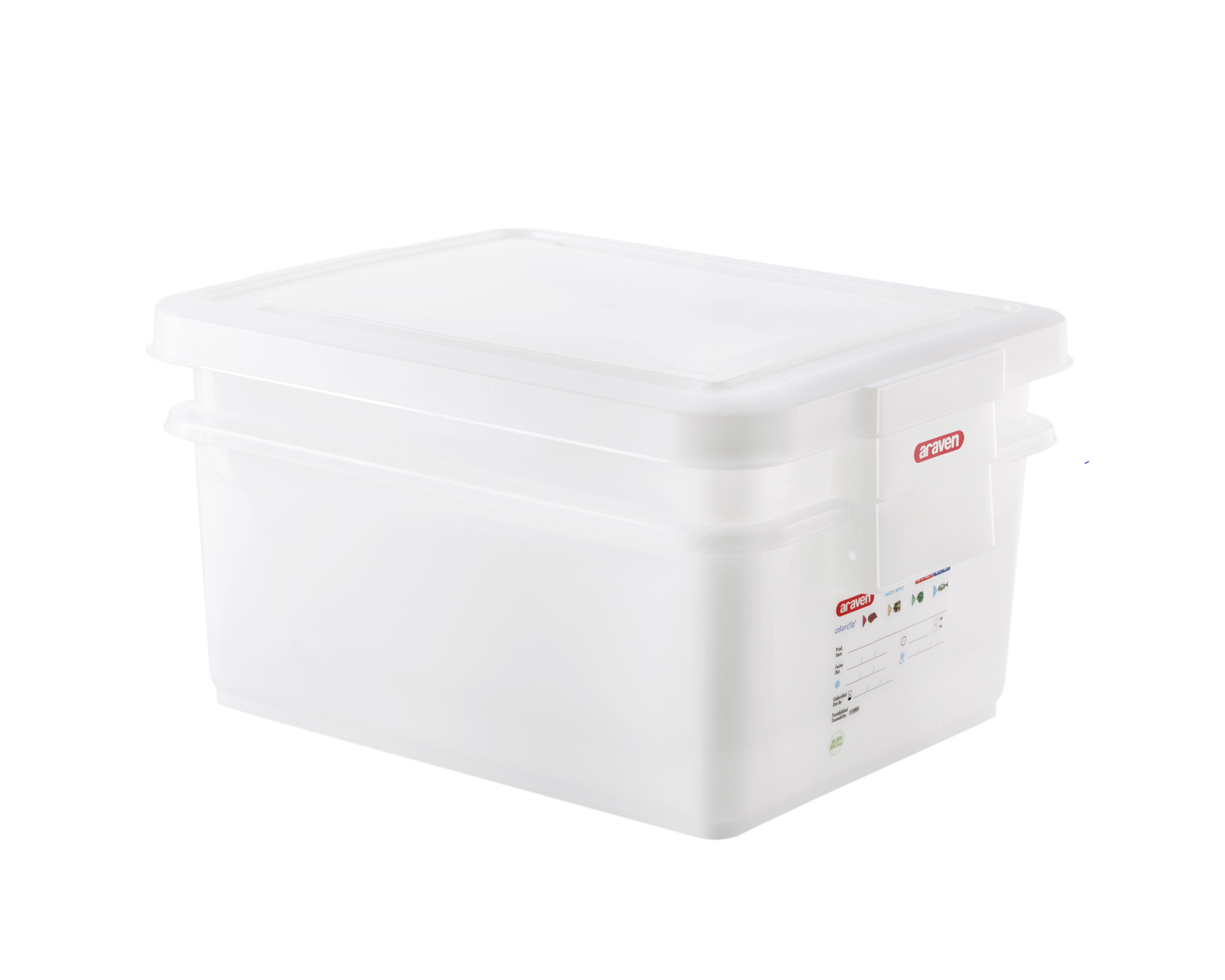 ARAVEN Auftaubox mit 35 Liter Fassungsvermögen, weiß