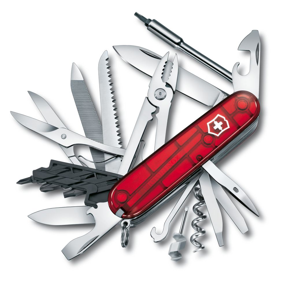 Victorinox CyberTool L, rot transparent