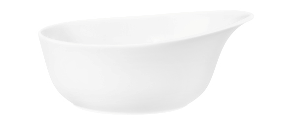 Seltmann Müslischale mit Griff 0,45 l, Form: Life, weiss, hohe Kantenschlagfestigkeit, Made in Germany