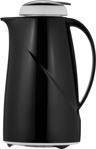 Helios Isolierkanne Wave Push 1,0 l schwarz