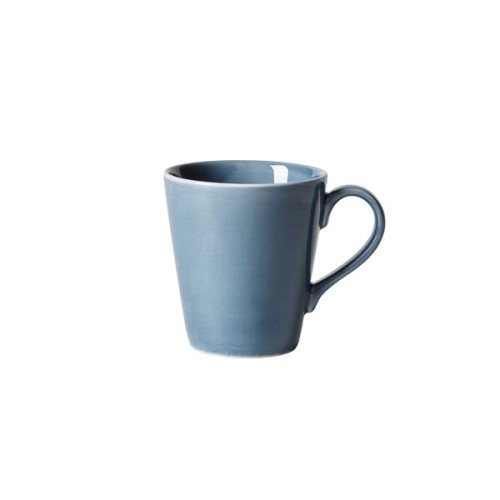 Villeroy & Boch Organic Turquoise Becher mit Henkel, Inhalt: 0,35 l, Durchmesser: 9,2 cm
