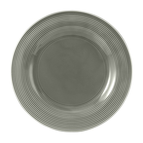 Seltmann Speiseteller rund 27,5 cm, rund mit Relief, Form: Beat, weiss Perl8, hohe Kantenschlagfestigkeit, Made in Germany