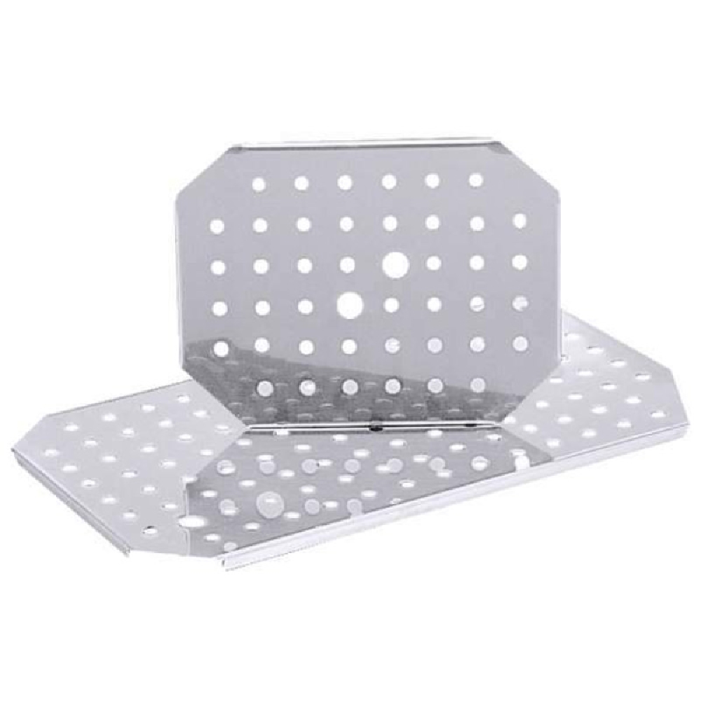 GN-Einlegeböden, gelocht aus Edelstahl 18/10, 10 mm Ø Lochung, schwere Qualität GN: 1/1, Höhe: 3 cm, Länge: 47 cm, Breite: 27 cm