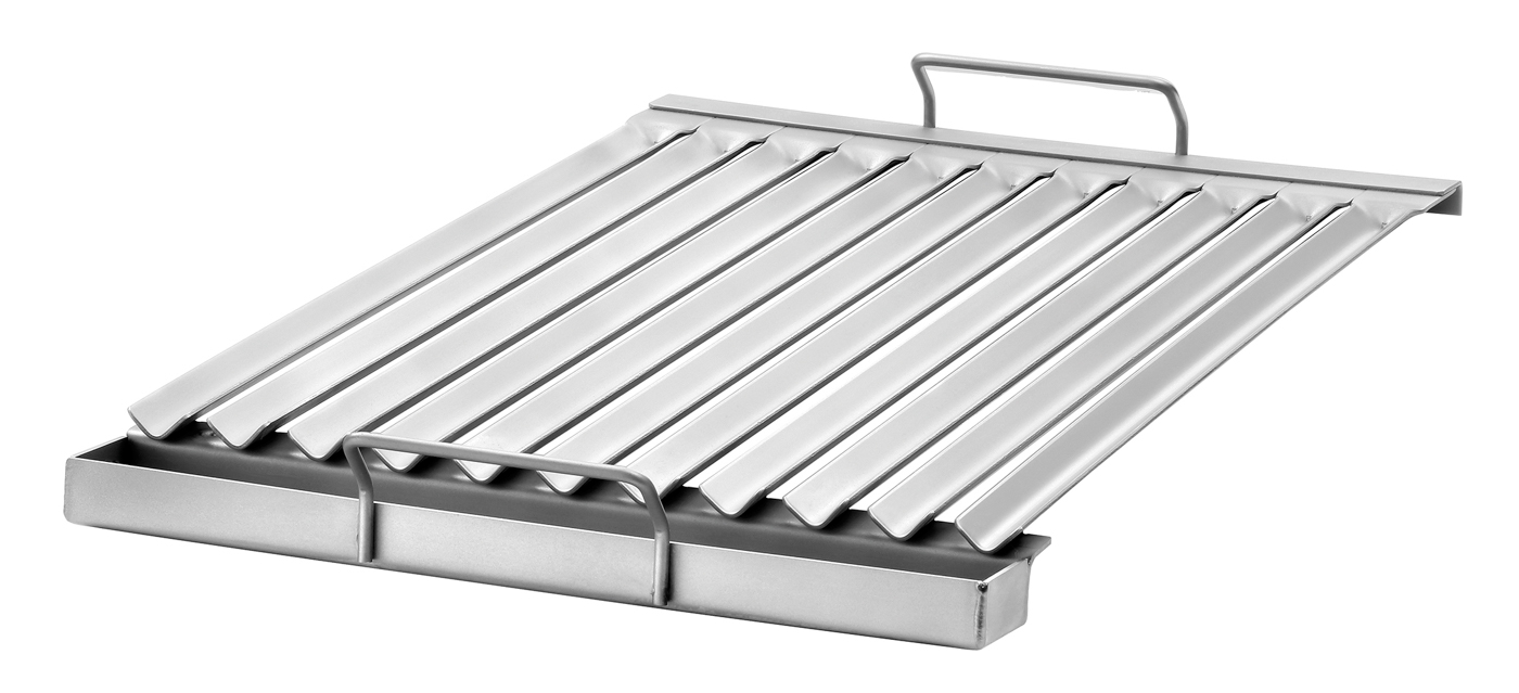 Bartscher V-Rost LVG650Snack | Grillrosthöhenverstellbar: Nein | Maße: 33 x 58 x 6,0 cm.Gewicht: 3,6 kg