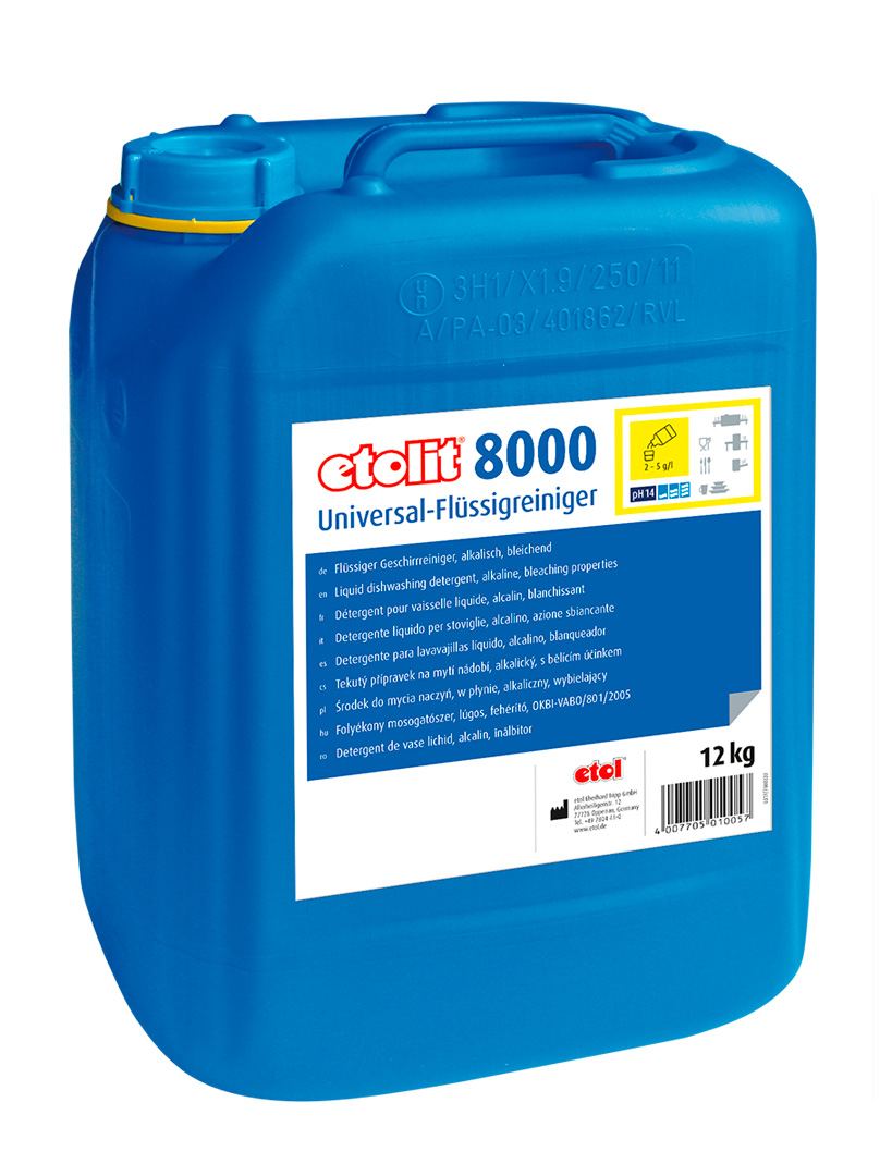 etolit 8000 12 kg Universal Geschirreiniger, flüssig