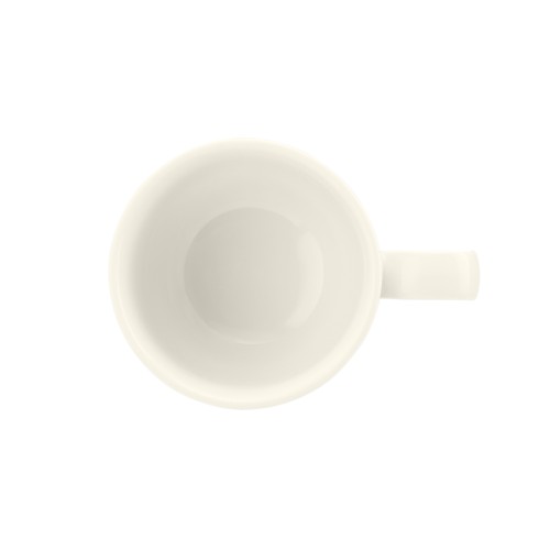 Seltmann Obere zur Kaffeetasse 0,19 l M5389, rund, Form: Maxim, weiss, hohe Kantenschlagfestigkeit, Made in Germany