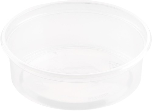 Duni Delipack rund 125 ml Transparent ungeteilt, 1000 Stk/Krt (20 x 50 Stk)