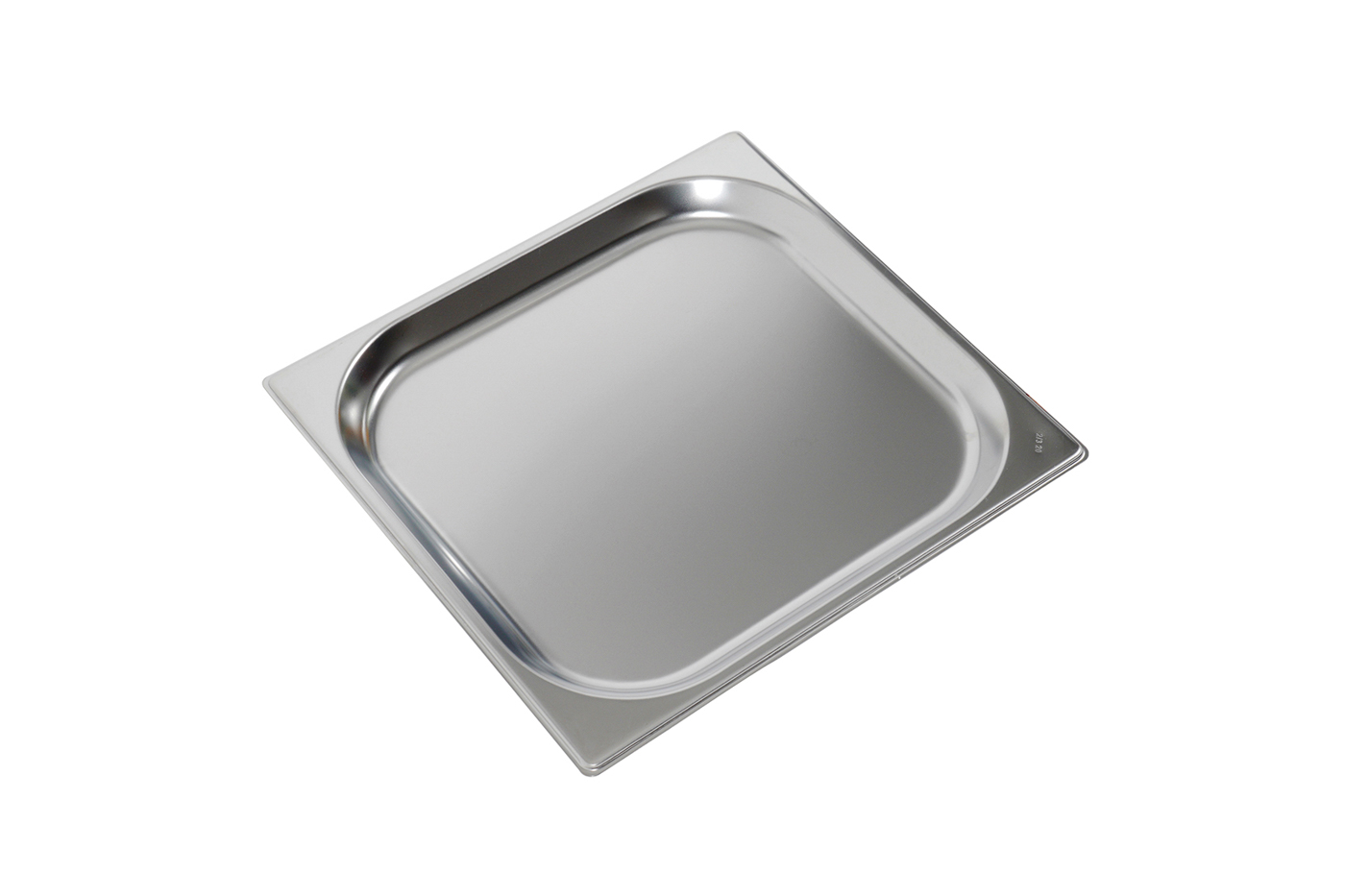 Bartscher GN Blech 2/3 | Ausführung: OhnePerforation | Maße: 35,4 x 32,5 x 2,0 cm. Gewicht:1,2 kg