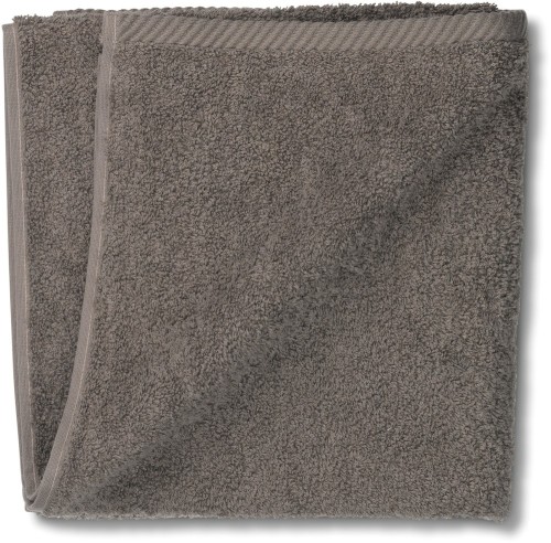 KELA Handtuch Ladessa 100%Baumwolle steingrau 50,0x100,0cm