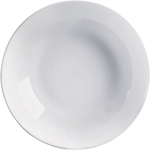 Suppenteller DIWALI tief mit 0,78l, 20 cm, Farbe: granit, aus Opalglas (gehärtet), in Coupteller-Form, ohne breite "Fahne"