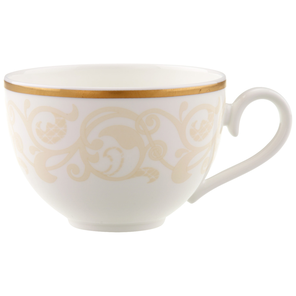 Villeroy und Boch Kaffee-/Teeobertasse - Maße: 11,8 x 9 x 6 cm / Ser.: Ivoire