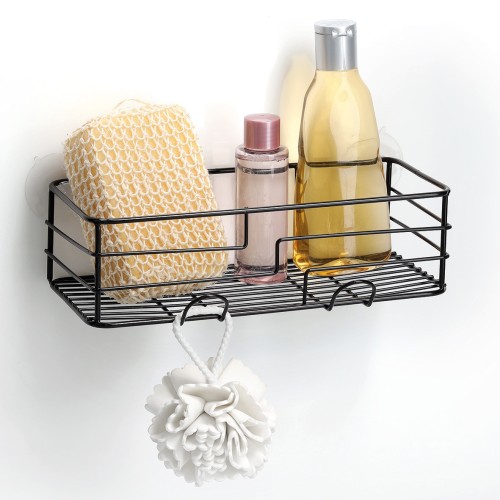 Badregal, Metall, schwarz.