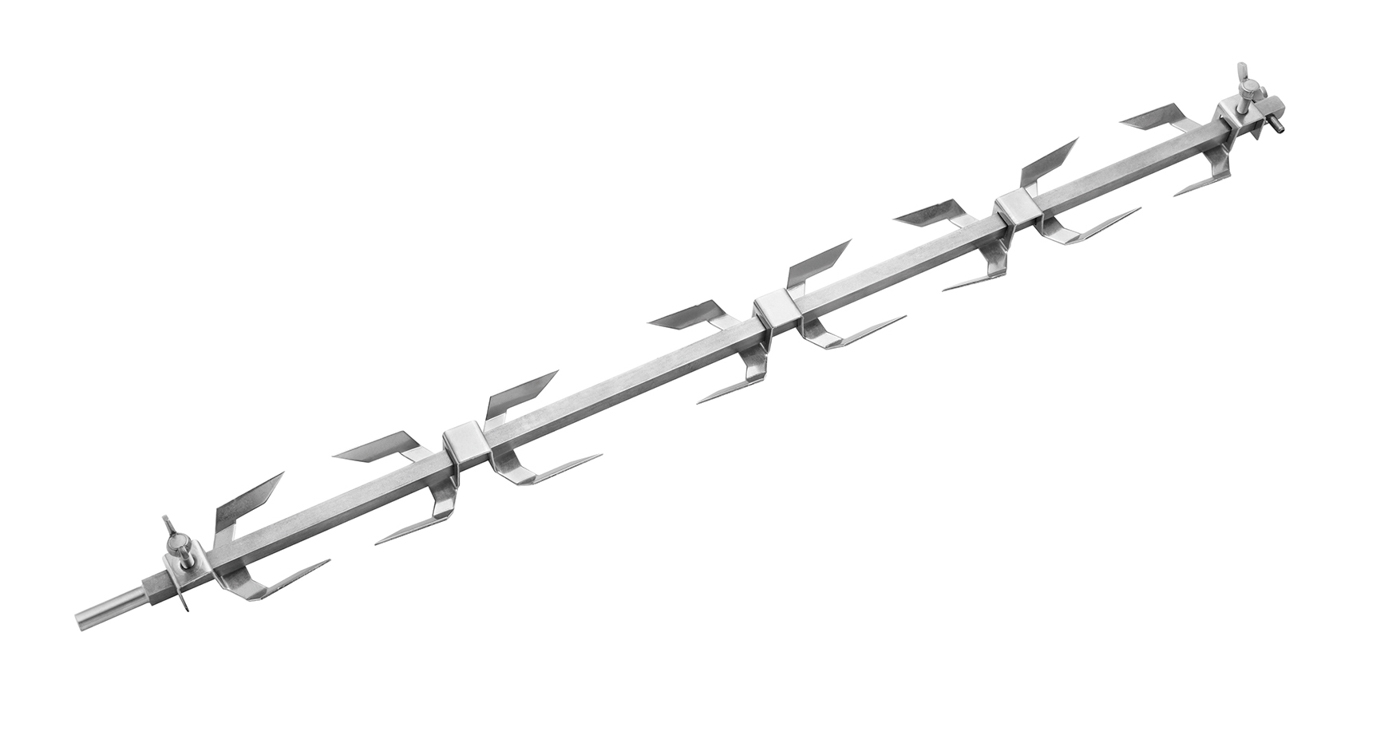 Bartscher Spieß mit Klammern P8/P12 | WichtigerHinweis: - | Maße: 71,5 x 6 x 5,0 cm. Gewicht:0,73 kg