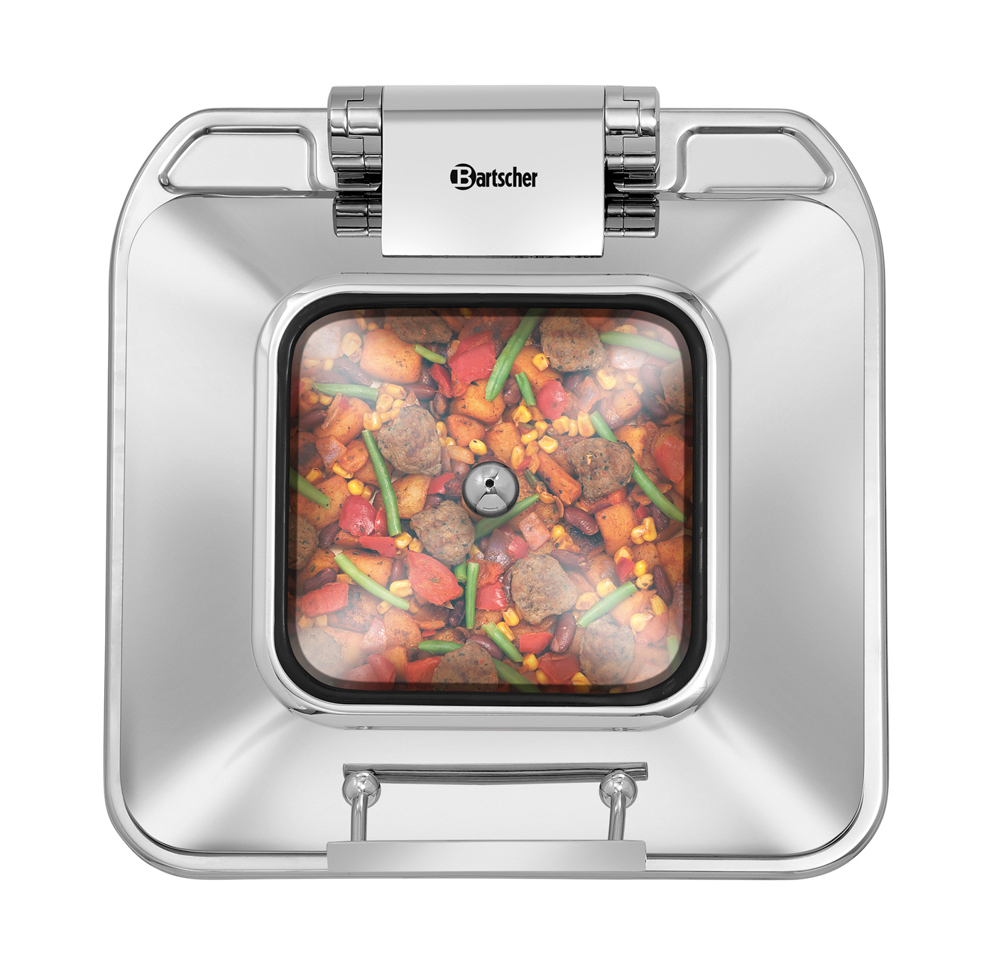 Bartscher Chafing-Dish 2/3 Flexible | Funktionen:Warmhalten | Maße: 40 x 41,8 x 19,5 cm. Gewicht:5,5 kg