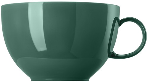 Sunny Day Herbal Green (grün) von Thomas, Jumbo-Obertasse, aus Porzellan, spülmaschinengeeignet