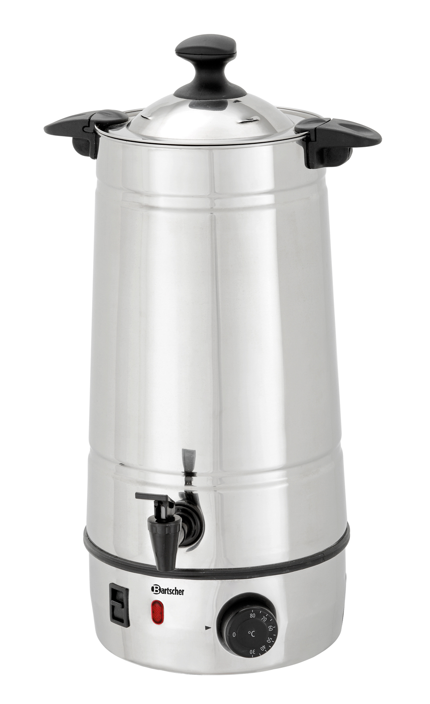 Bartscher Glühweintopf 7L | Steuerung:Elektronisch ,Knebel | Maße: 27,5 x 26 x 49,0 cm.Gewicht: 2 kg