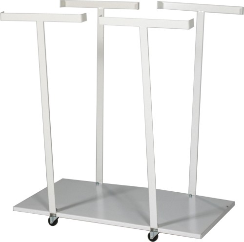 Müllsackständer für 2 Säcke von 125 Ltr. Inhalt. - Maße: 82 x 45 x 90 cm - Gewicht: 11,5 kg - Belastungsgewicht: 50 kg