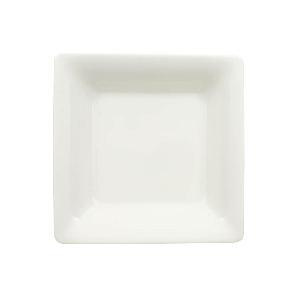 Villeroy und Boch Teller tief quadratisch - Maße: 22 x 22 x 4 cm / Ser.: Pi Carré