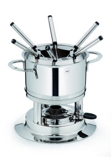 Kela Fondue-Set Cailin Edelstahl 18/10 10tlg 20cmh 22cmØ